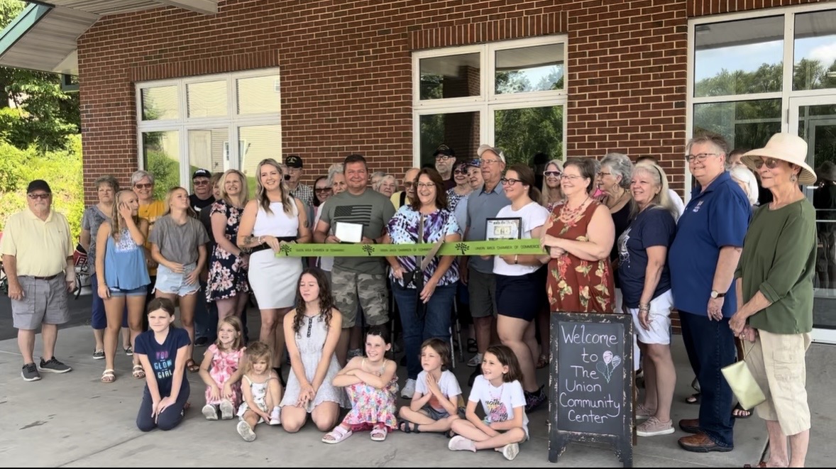 Ribbon cutting at the Union Community Center