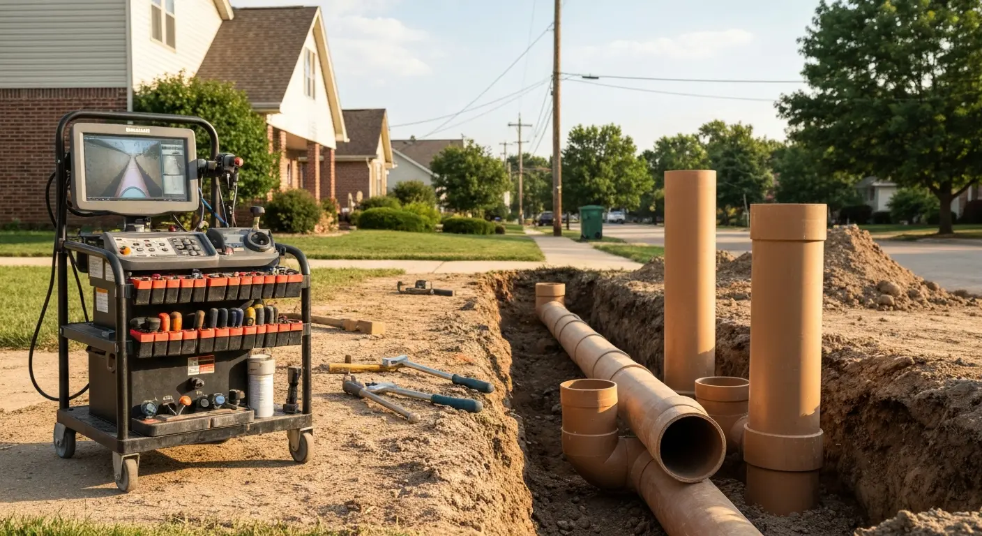 Drainage and sewer work