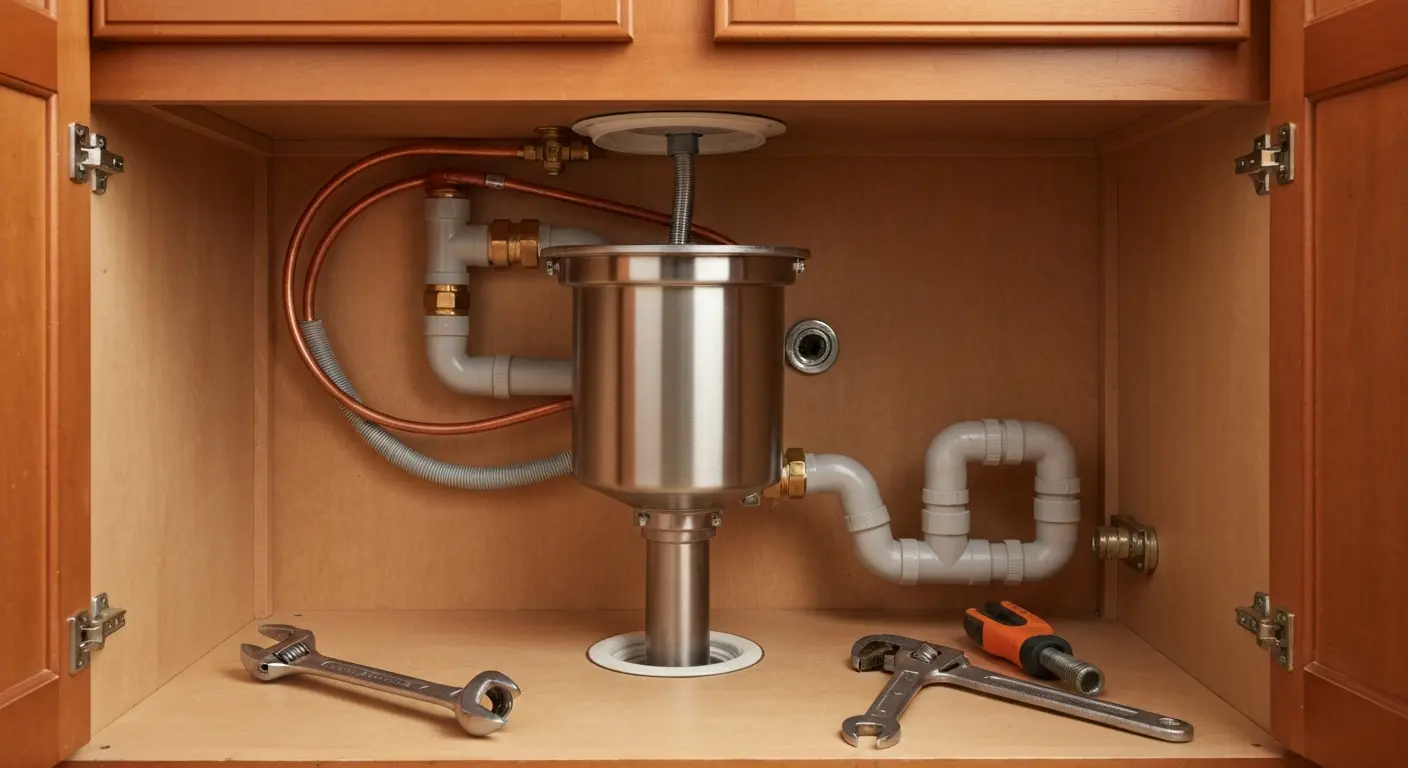 Garbage disposal installation
