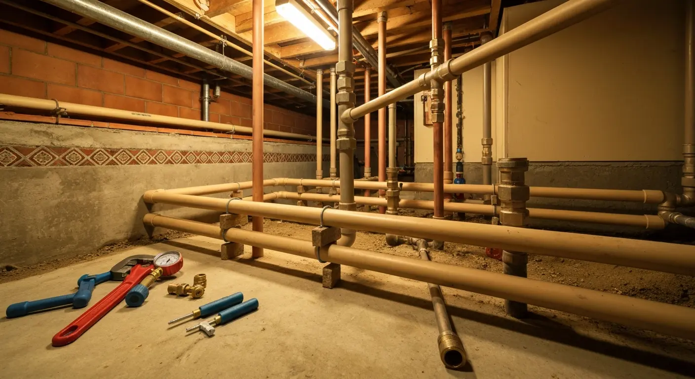 Water line replacement