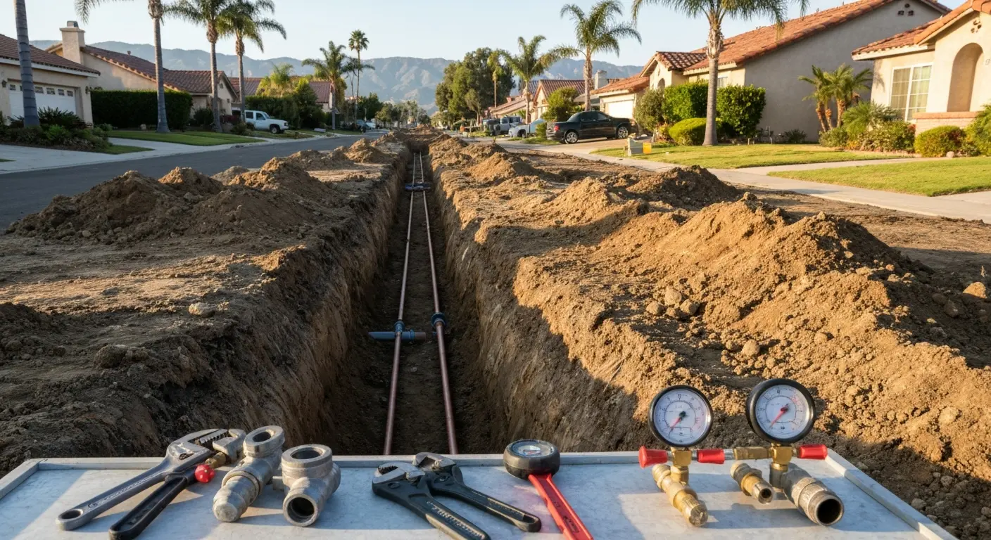 Water line replacement