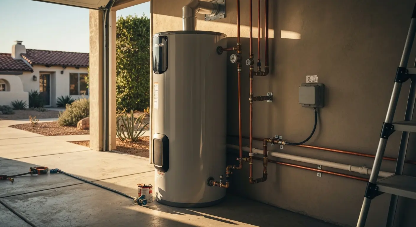 Water heater installation