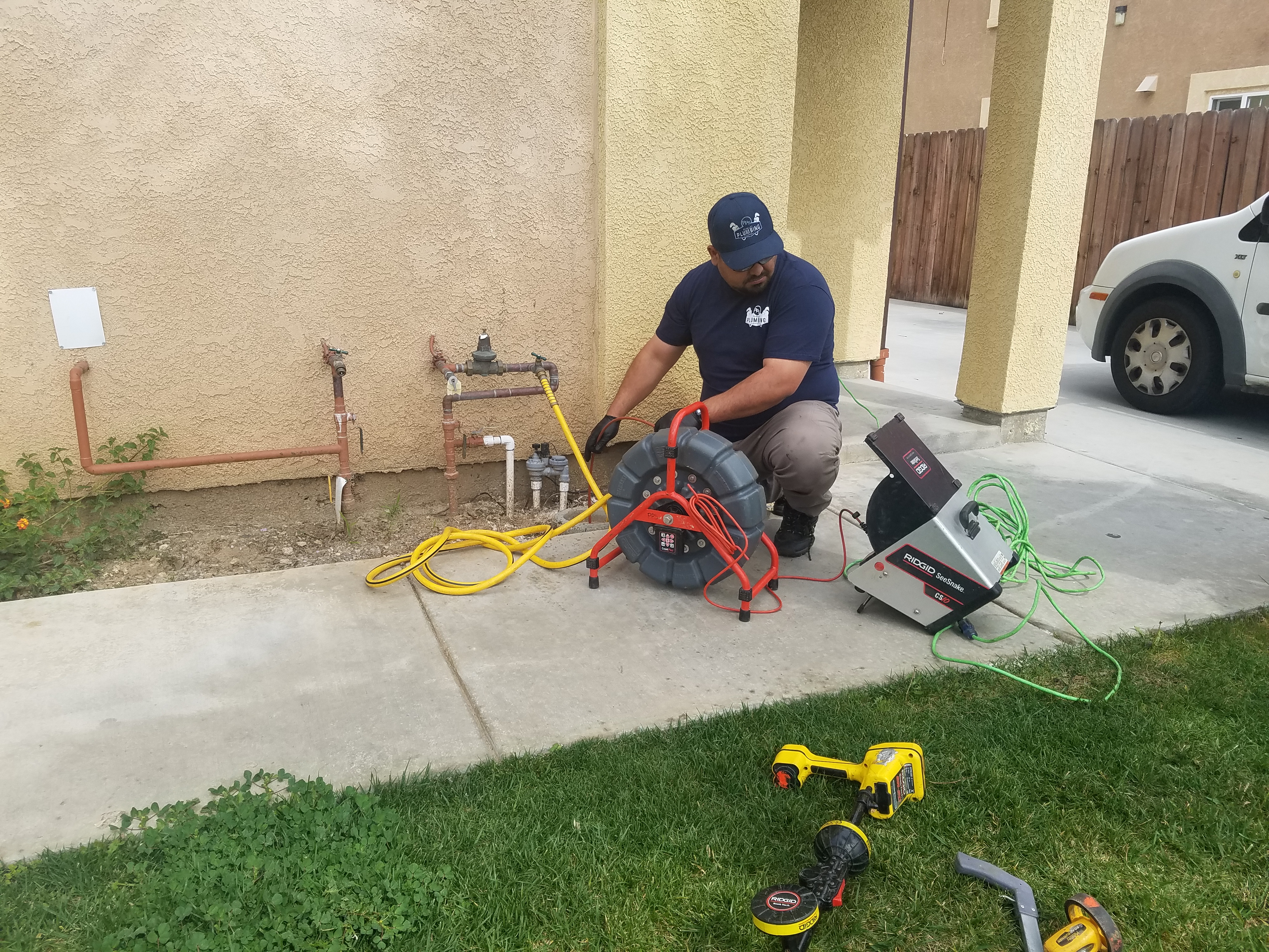 Sewer line inspection in Azusa