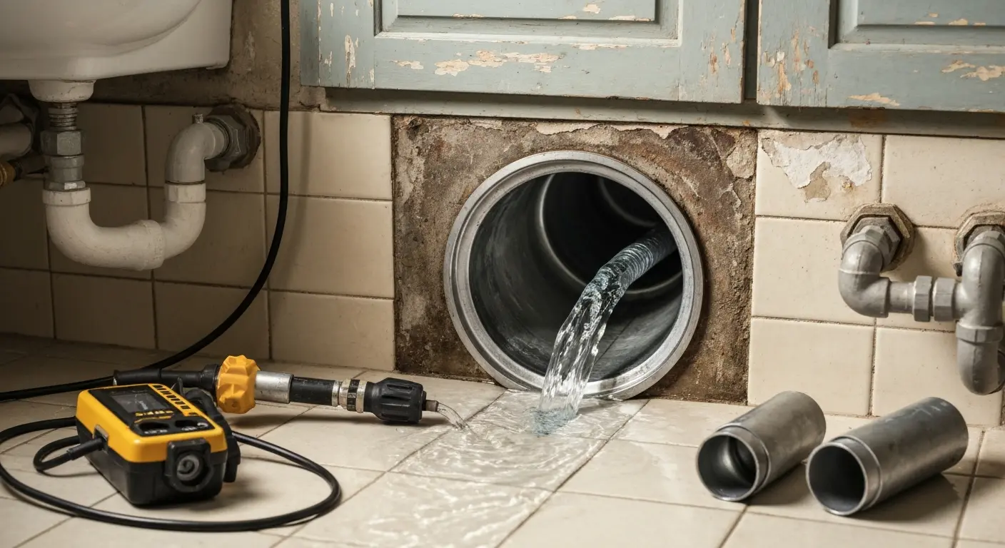 Drain cleaning service