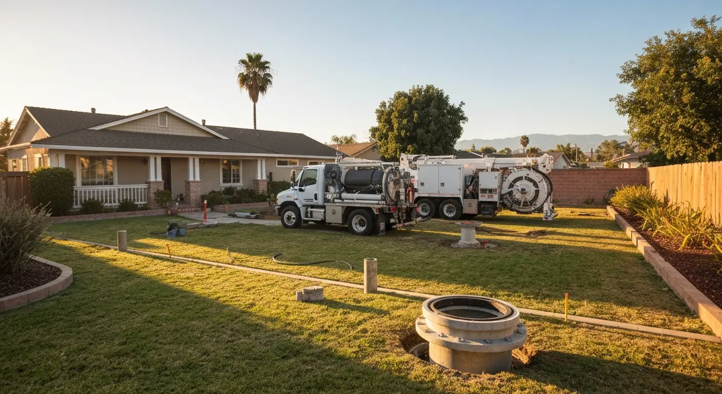 Sewer line work