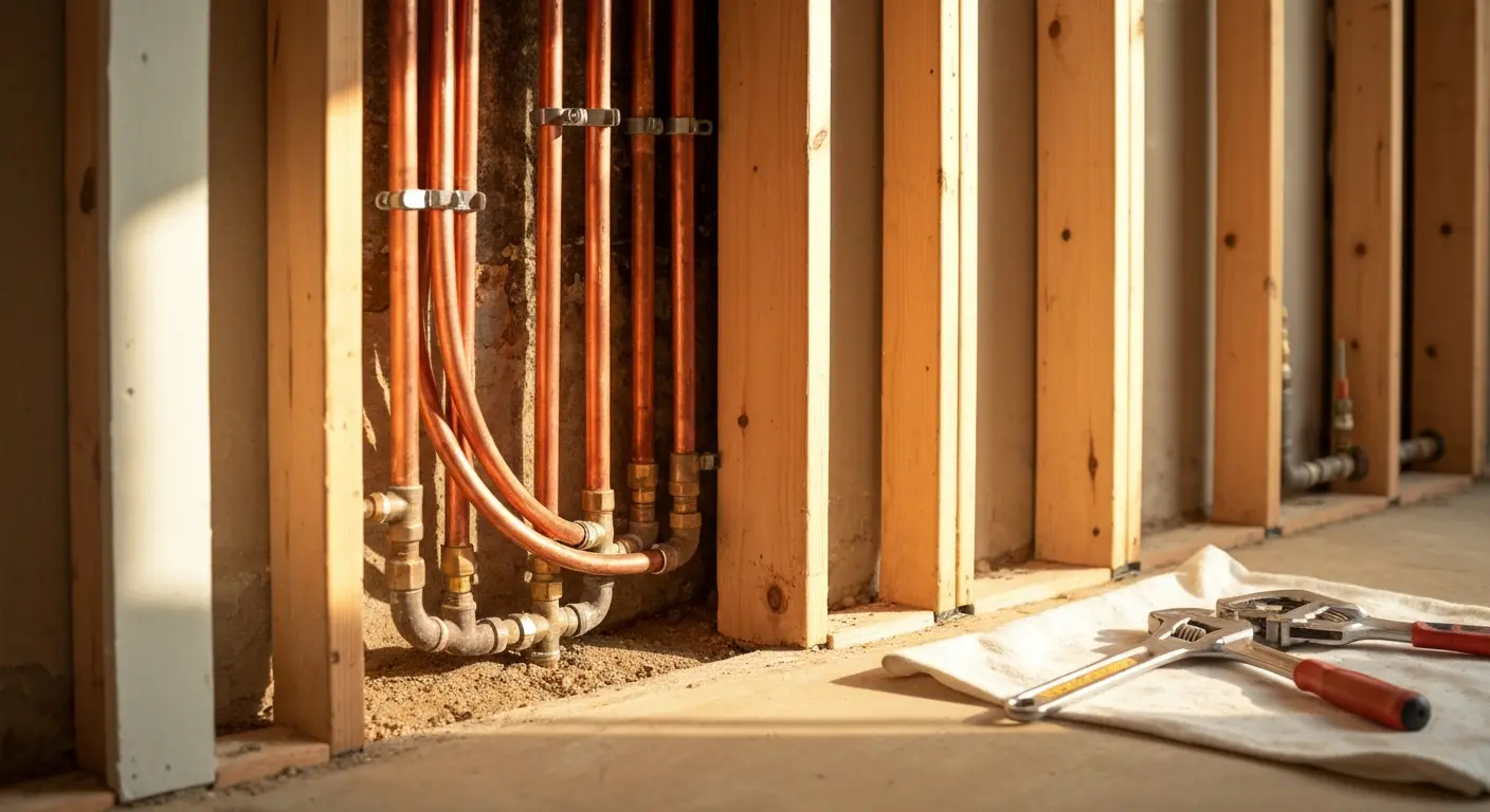 Whole-home repiping installation