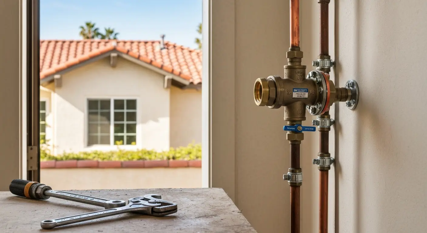 Gas line installation