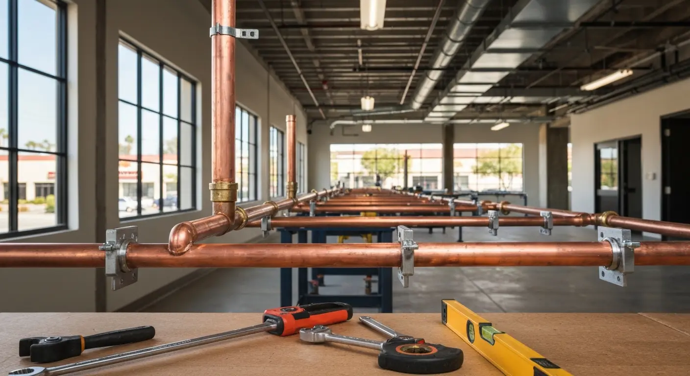 Commercial plumbing service