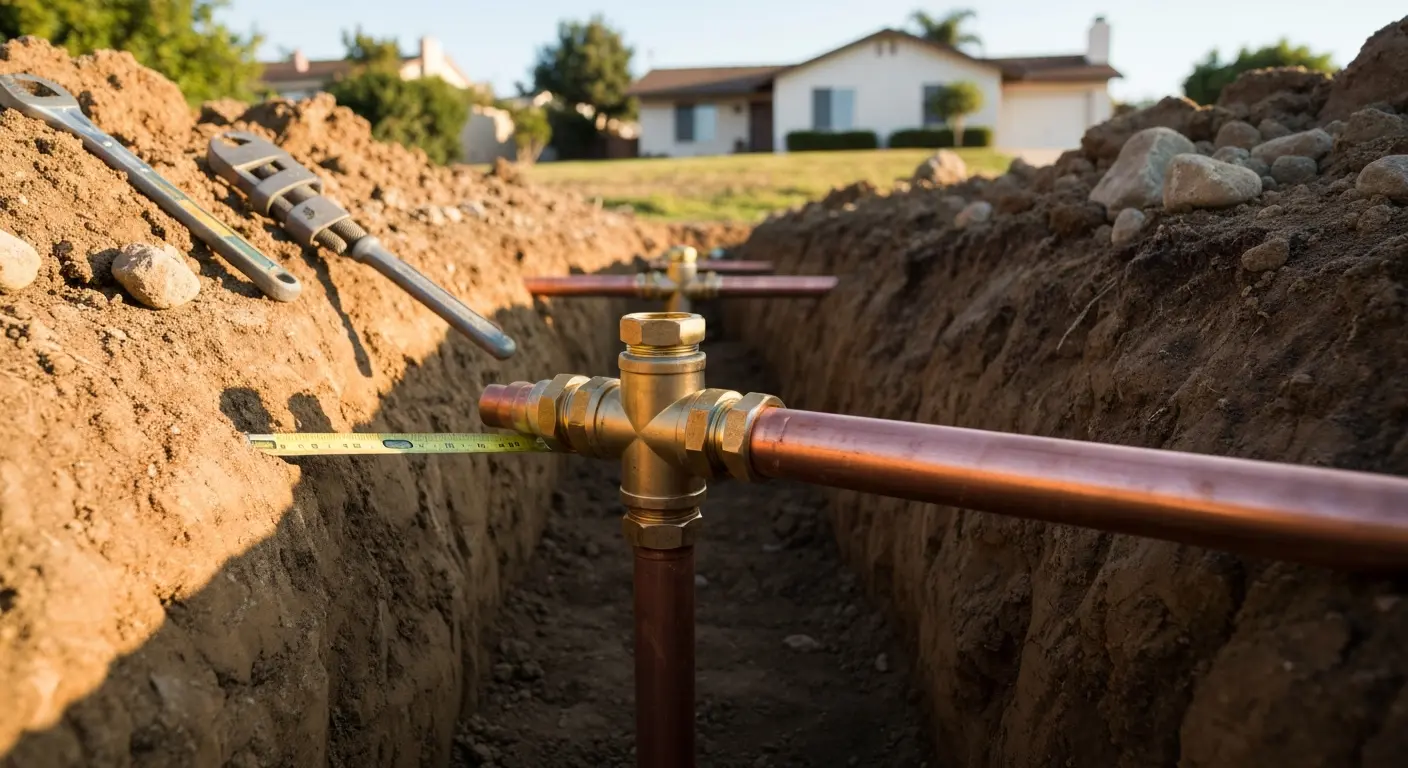 Water line replacement