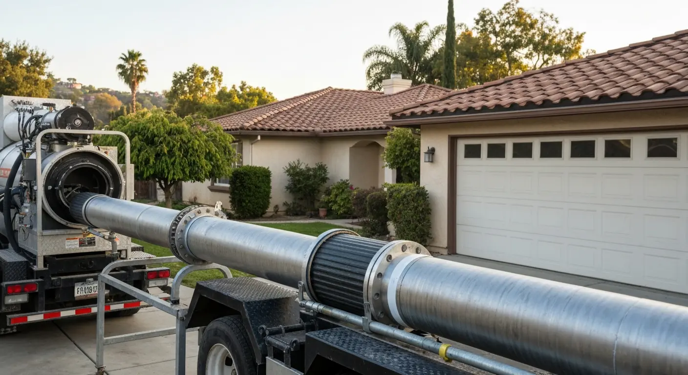Trenchless sewer repair in Azusa
