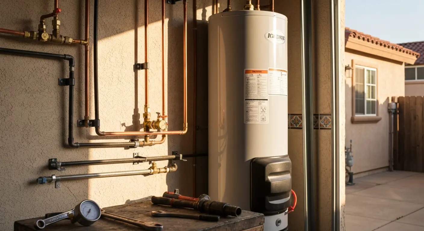 Gas line installation