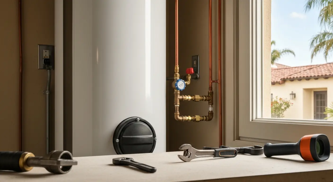 New water heater installation