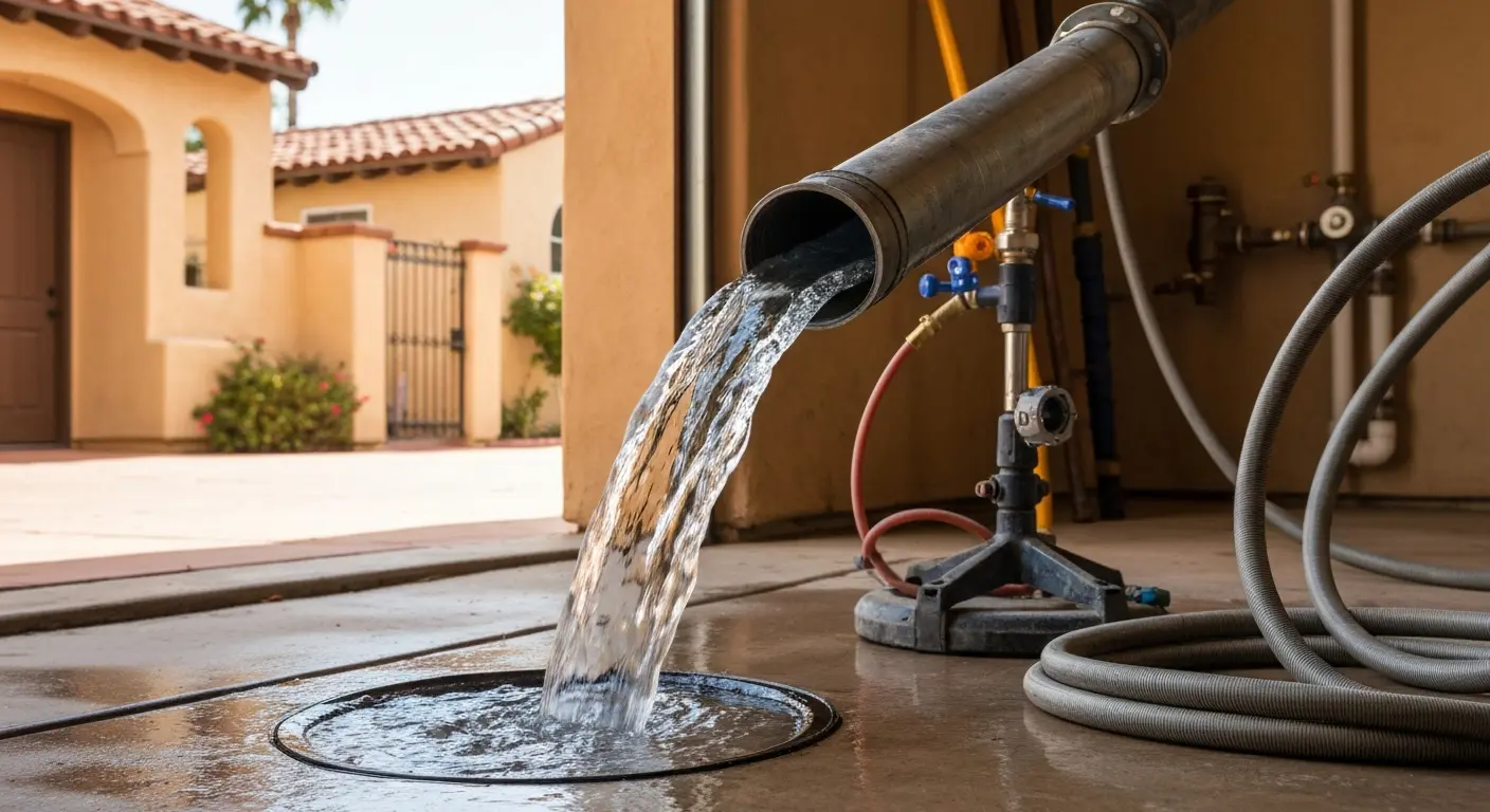 Drainage cleaning service