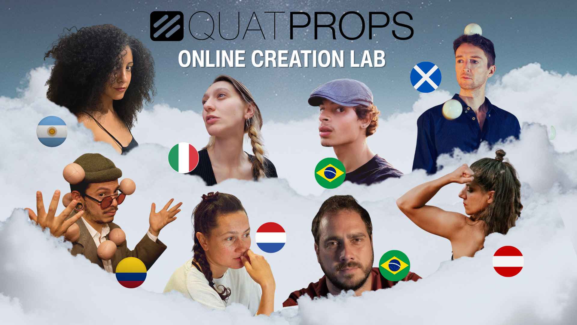 Creation Lab — 8 artists from 7 countries