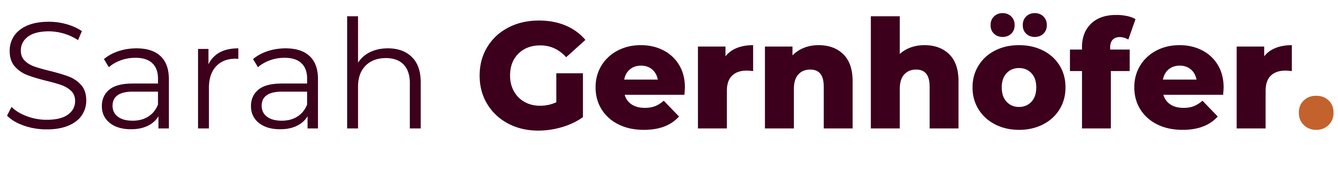 Sarah Gernhöfer Logo