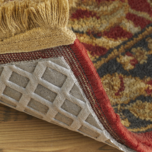 Thin Rug Pad with Pet Urine Barrier Waterproof Rug Pad for Pets