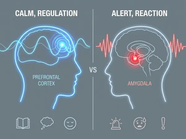 Neuroscience of emotional state management prefrontal cortex amygdala leadership