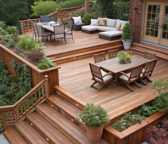 Premium outdoor deck space in San Diego