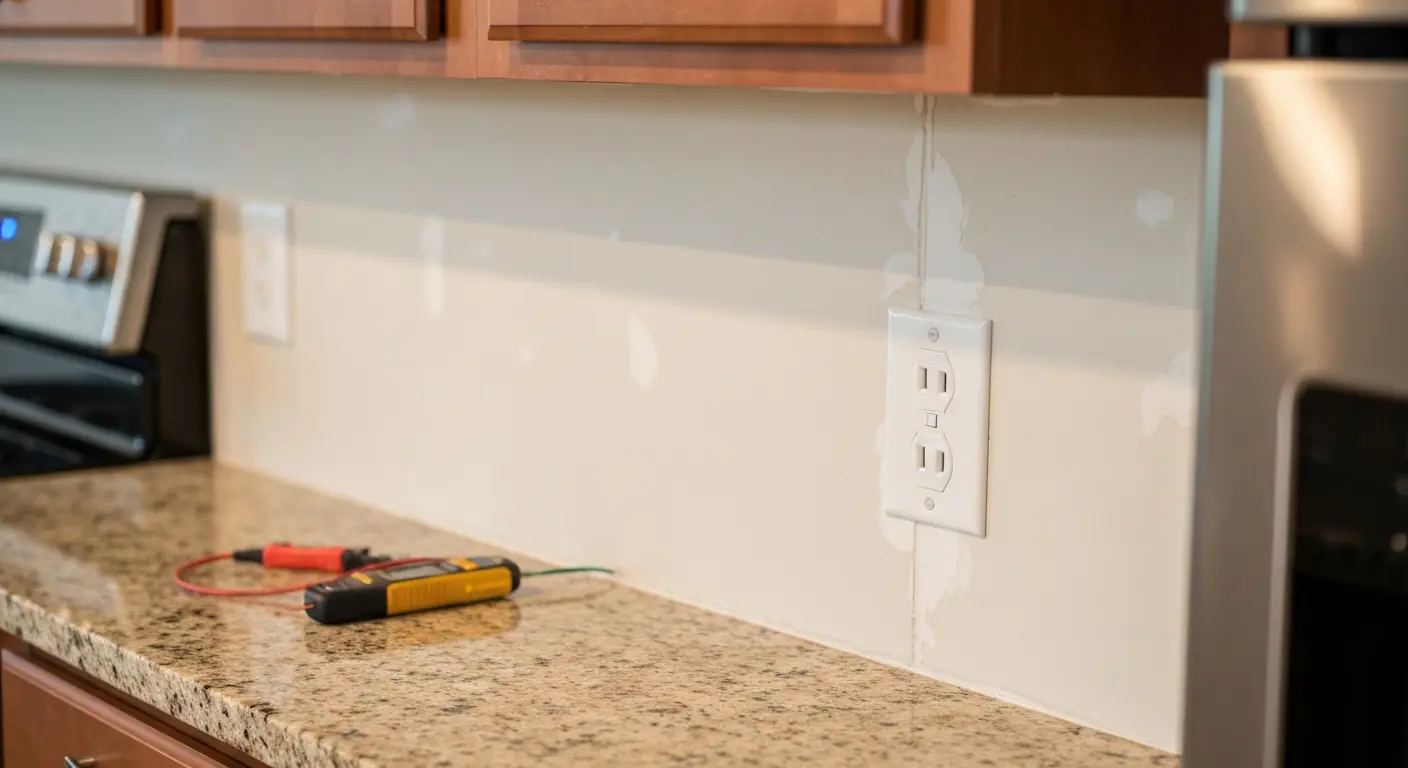 Outlet and switch installation