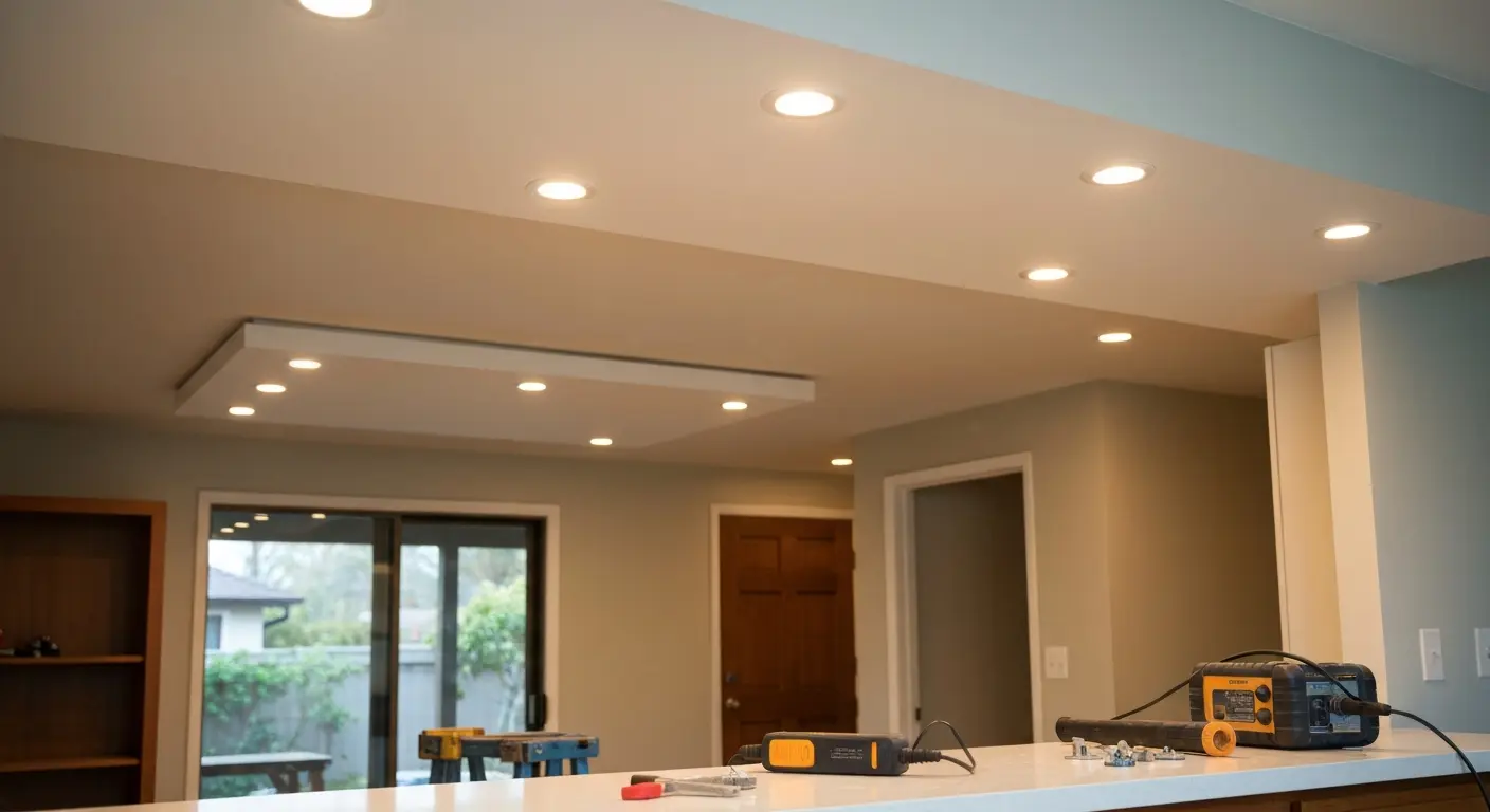 Lighting installation Concord home