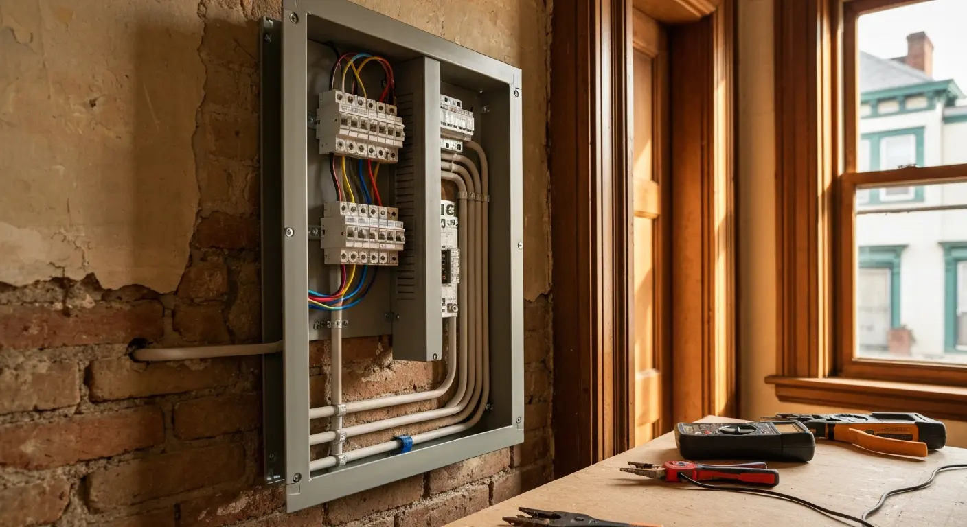Electrical panel upgrade work