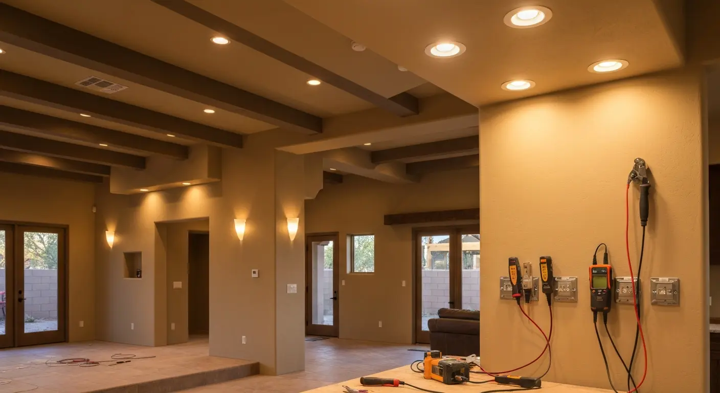 Custom lighting installation in Fairfield home