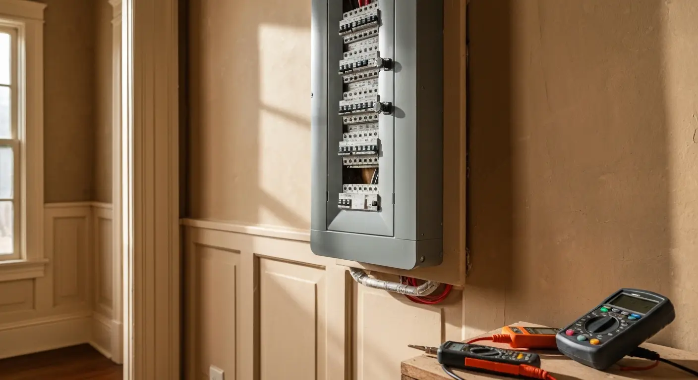 Electrical panel upgrade work