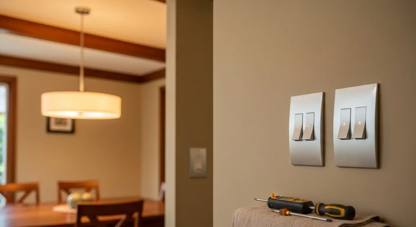 Outlet and switch installation