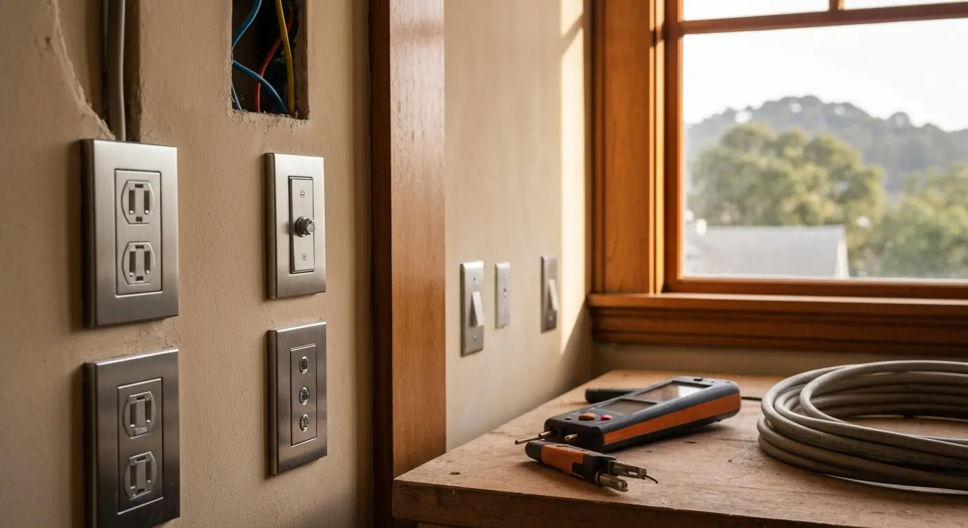 Electrical installation in Berkeley home