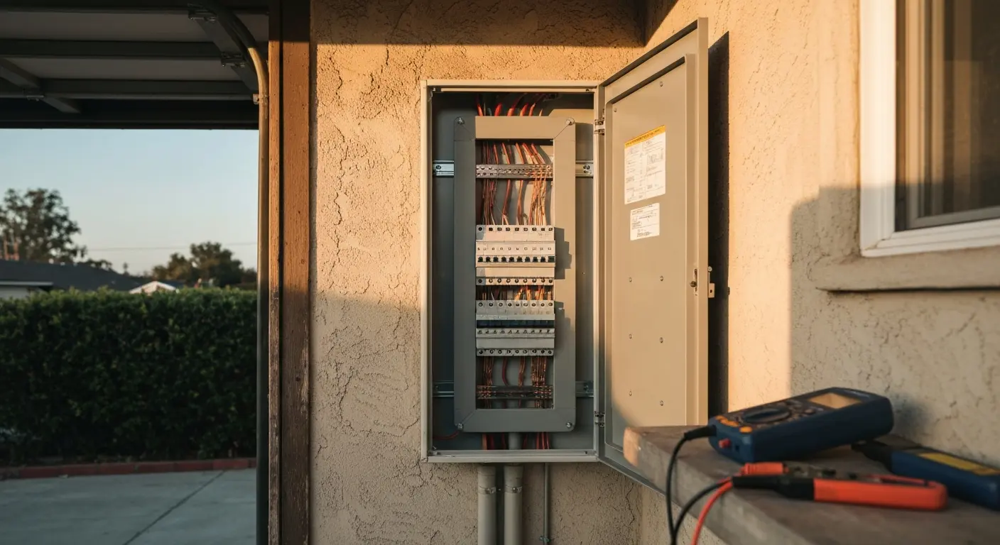 Electrical panel repair service
