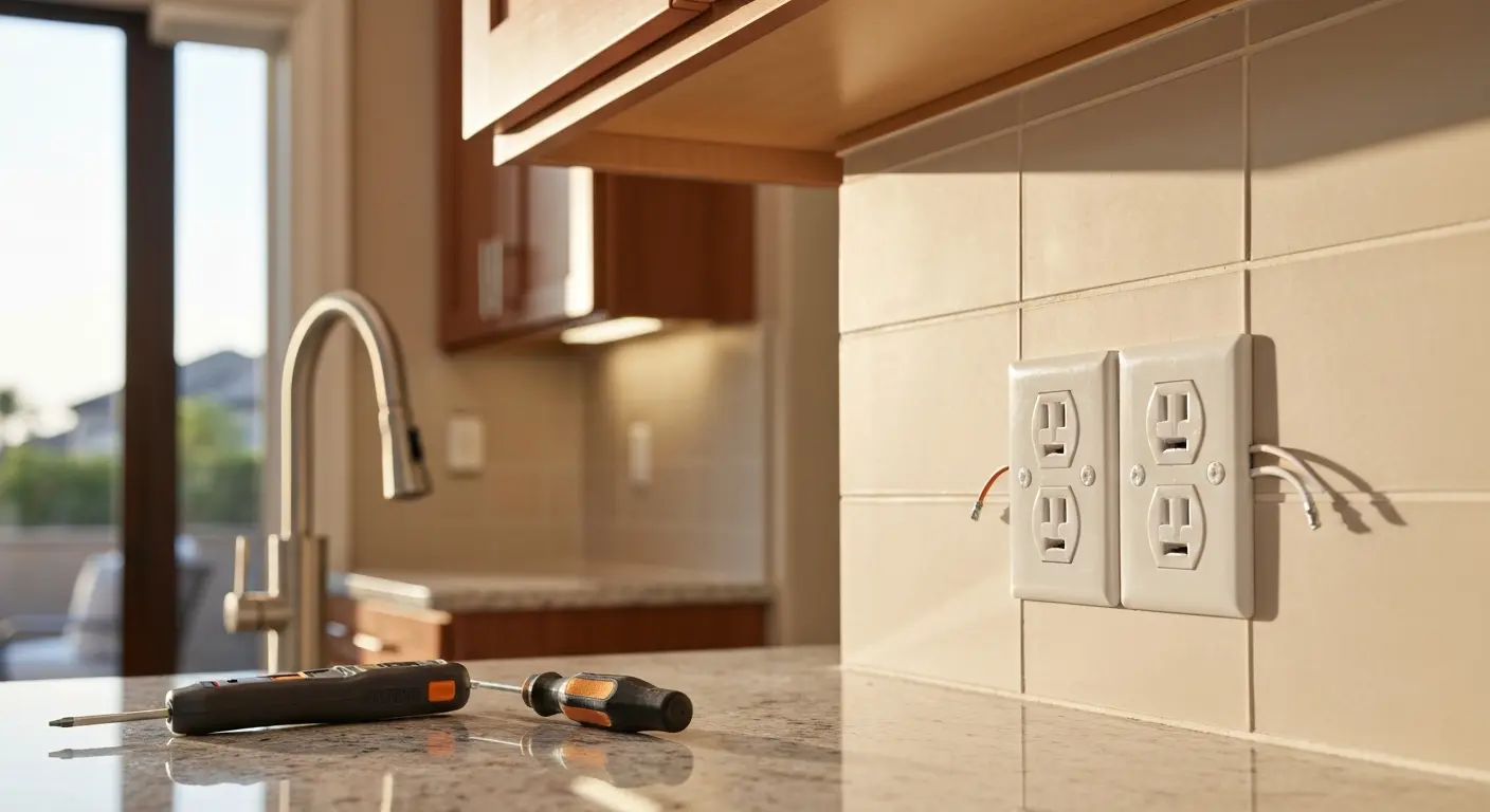 GFCI outlet installation