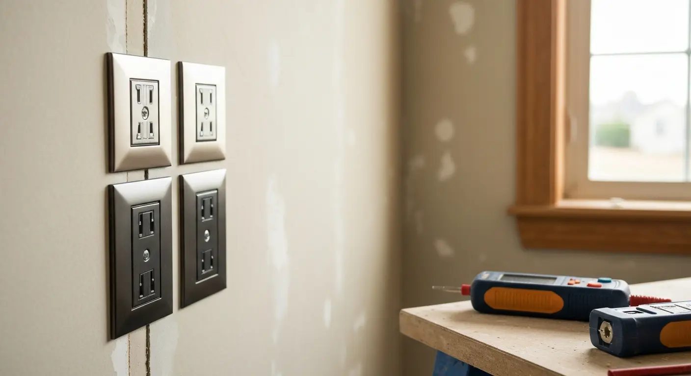 Modern outlet installation