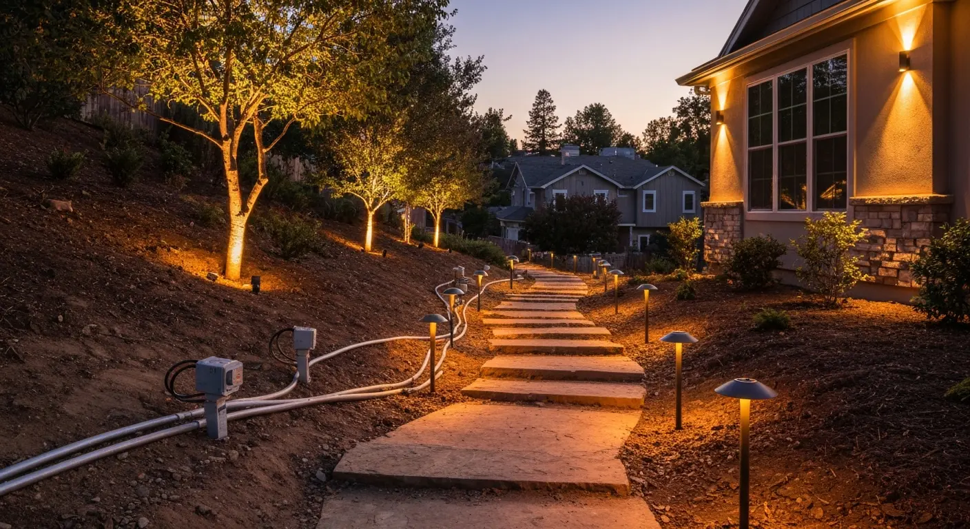 Professional lighting installation