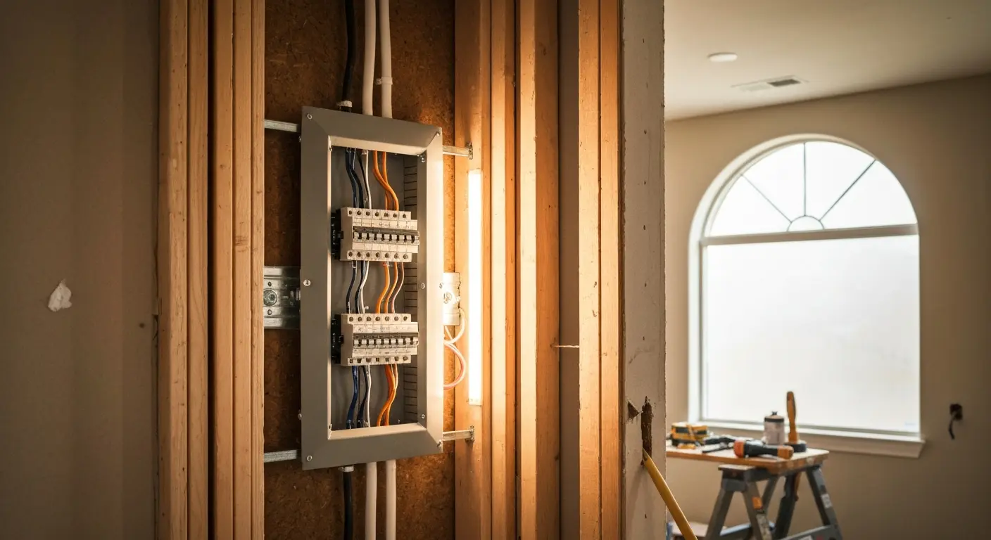 Electrical panel upgrade installation