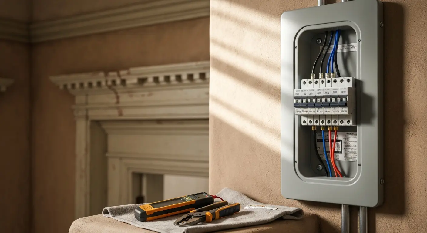 Electrical panel upgrade project