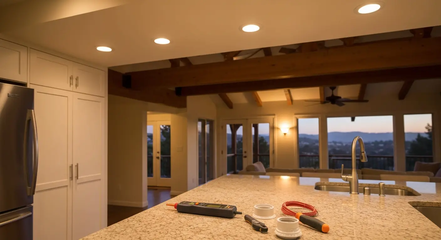 Lighting contractor work