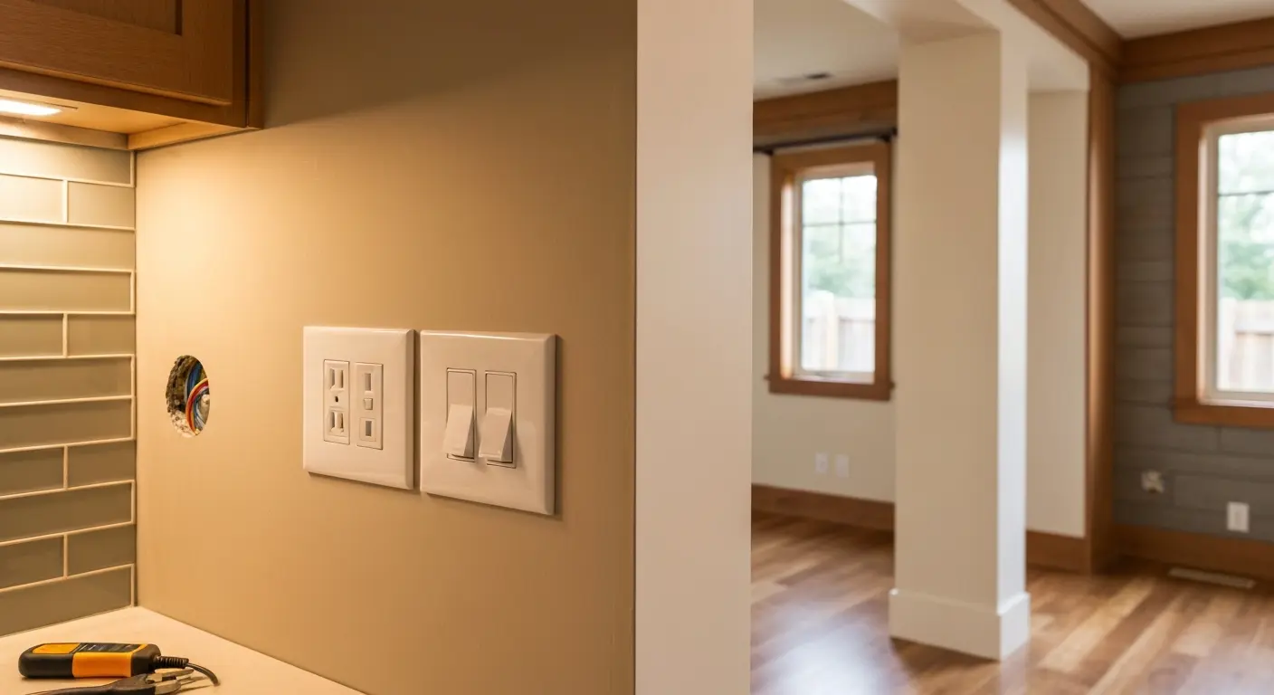 Switch and outlet installation