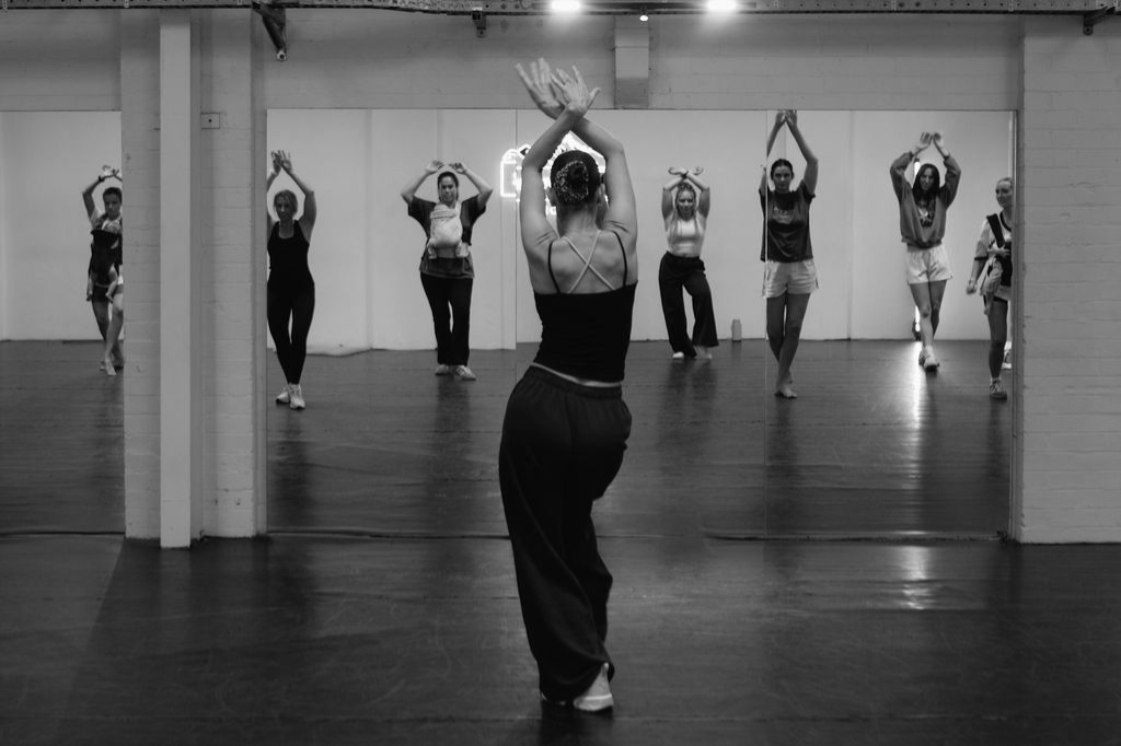Kate dancing at Top Rock Studios