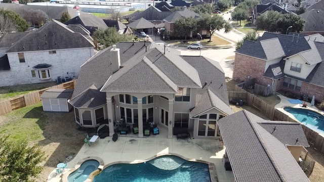 Finished roof on a Cypress home