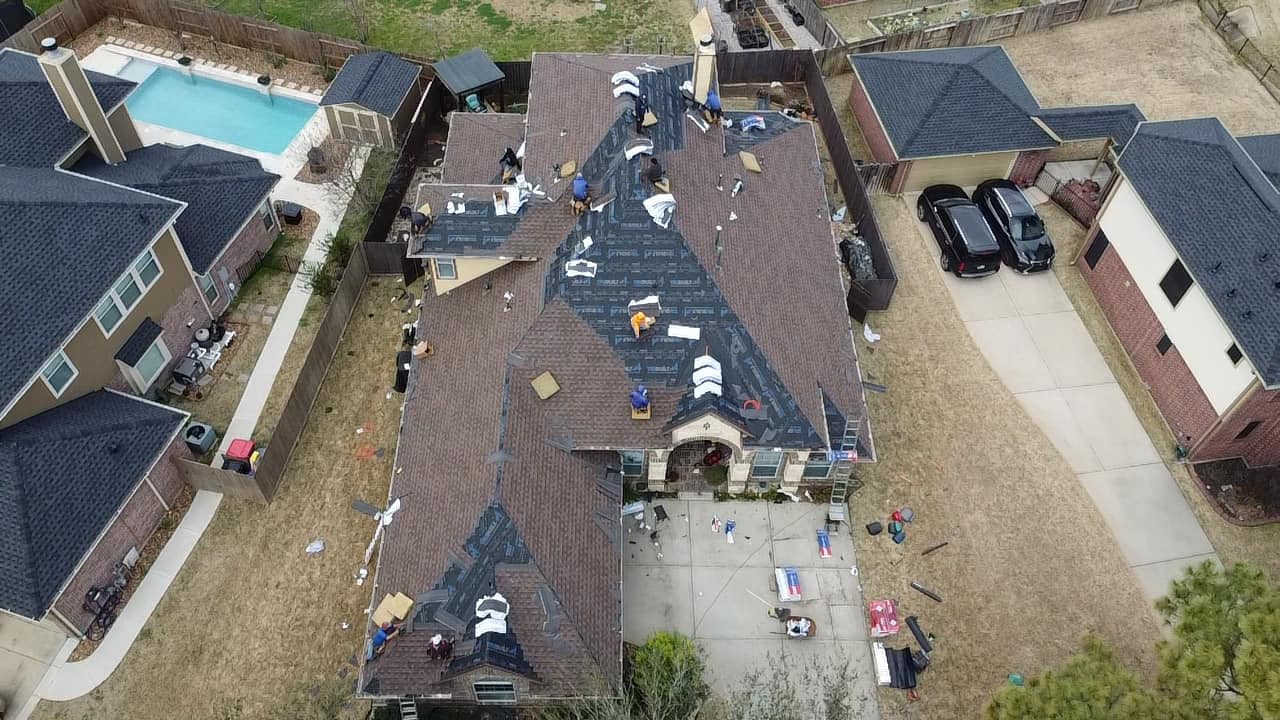 Decking & underlayment stage