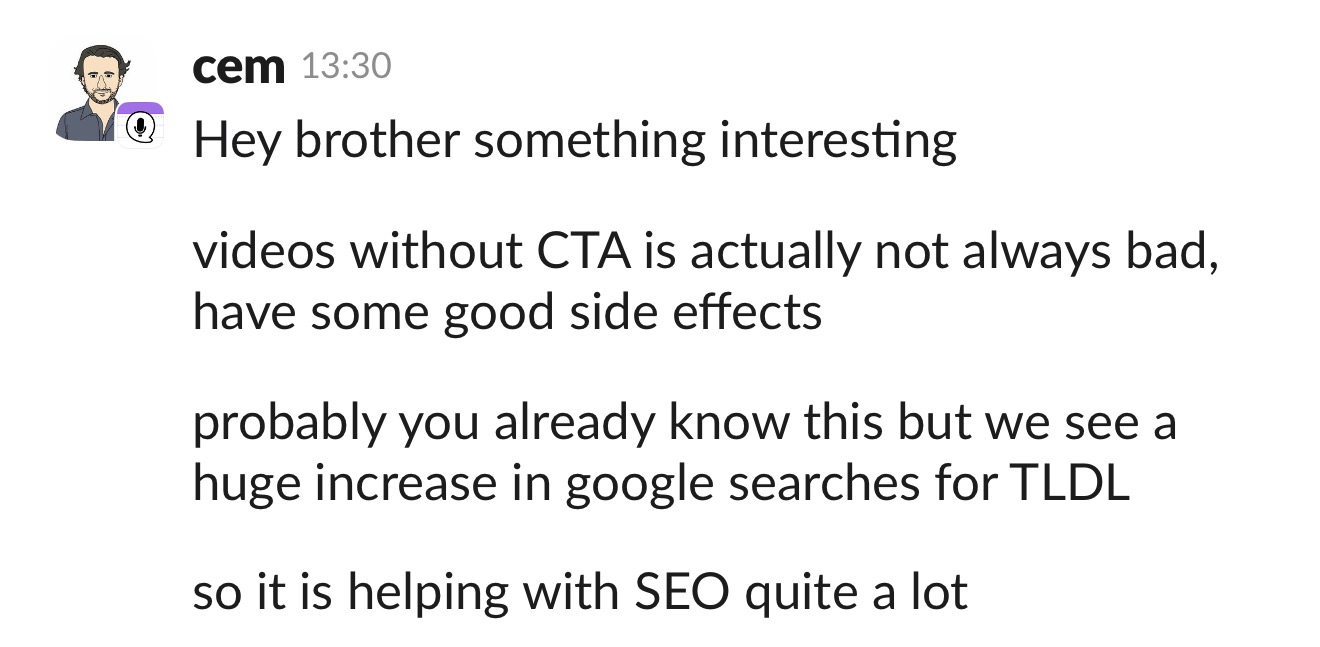 Client testimonial screenshot