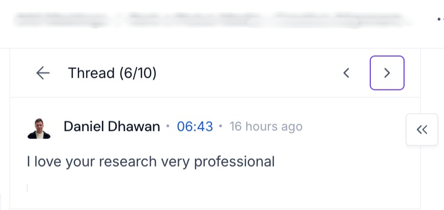 Daniel Dhawan client message