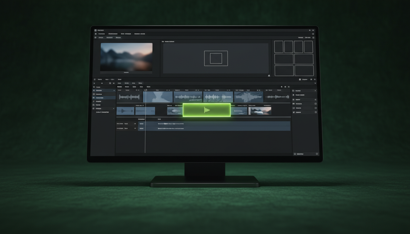 Short form video editing sample