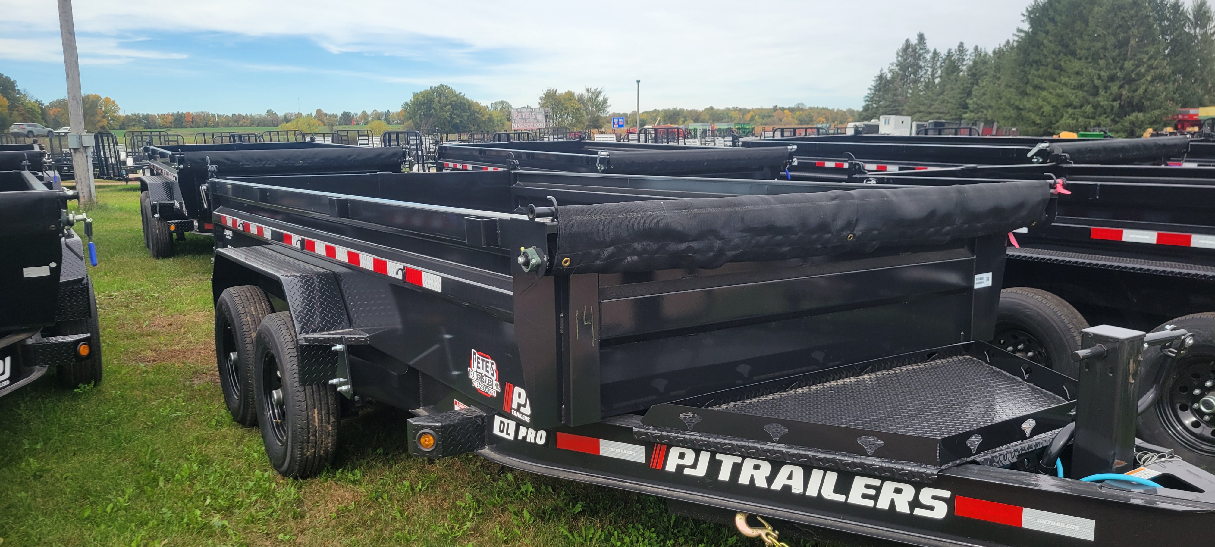 14' dump trailer rental from Trailer Rentals Of Rice Lake in Rice Lake, WI