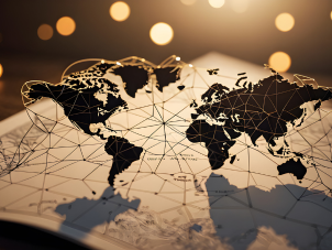Global skill — women collaborating worldwide