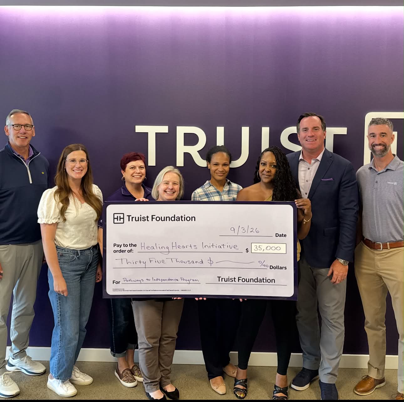 Truist Foundation supports Healing Hearts Initiative