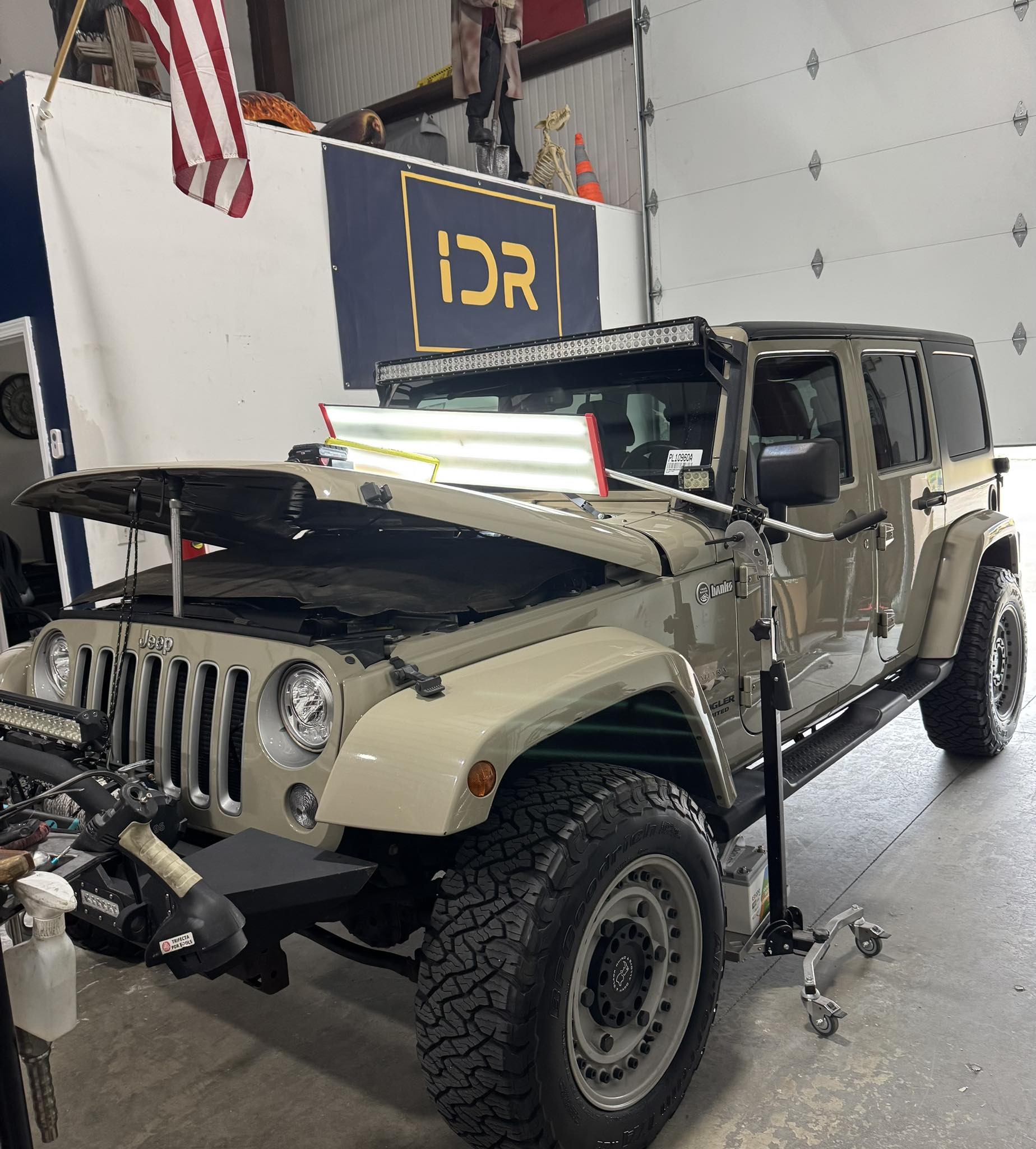 Paint and body work for auto body damage
