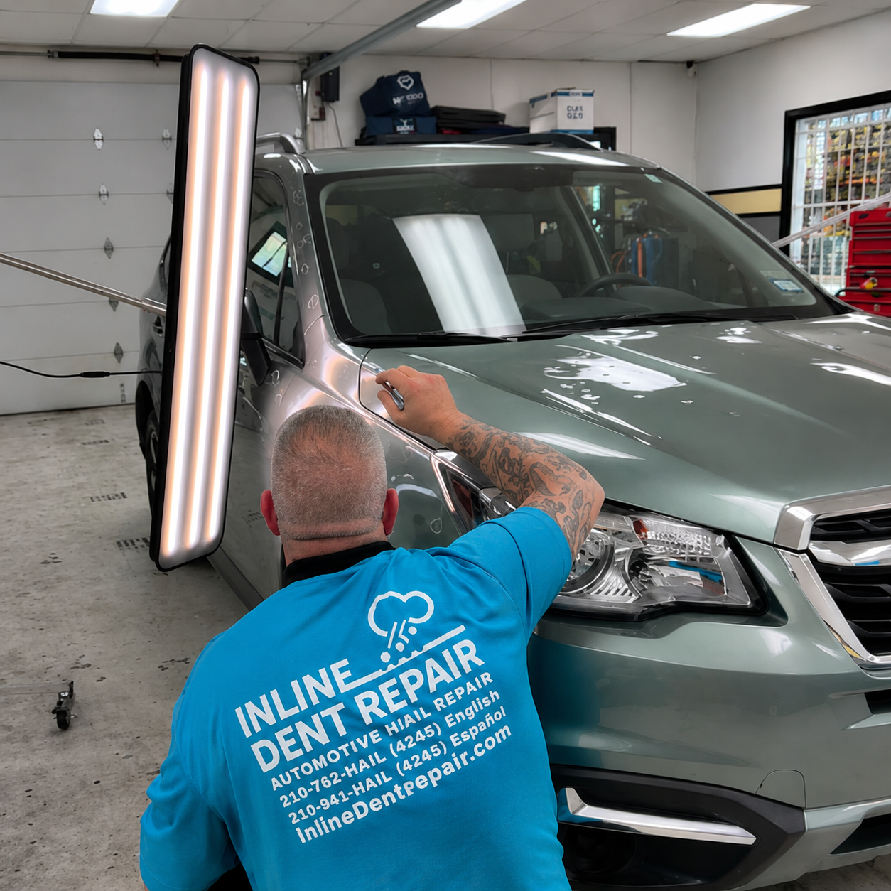 Vehicle damage estimate at Inline Dent Repair