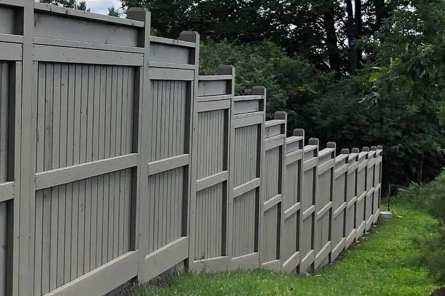 Fence after painting by Turtle Painting