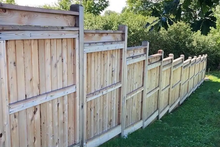 Fence before painting by Turtle Painting
